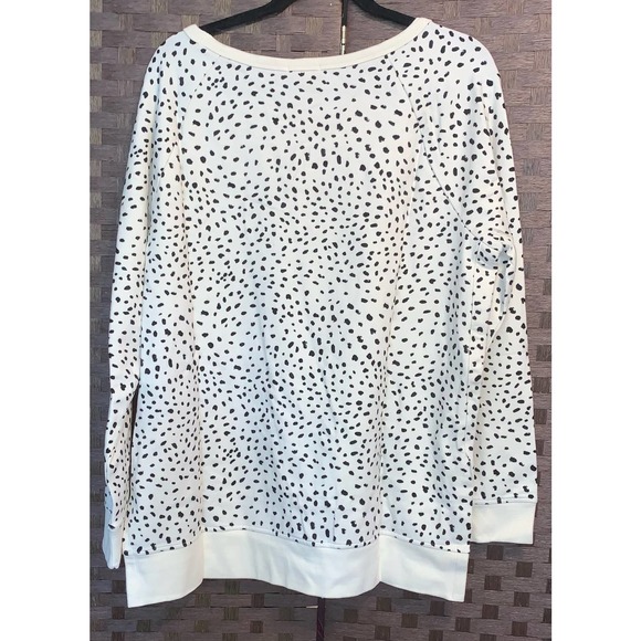 Terry Cotton and Modal Tunic Sweatshirt- Size Large - Picture 6 of 6